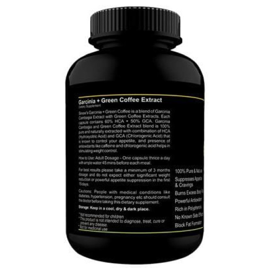 Sinew Nutrition Weight Management Combo 750mg (Garcinia Cambogia and Green Coffee Bean Extract) image