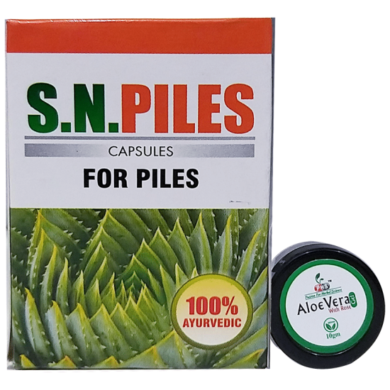 Shri Nath S.N.Piles Capsule with Aloe Vera Gel 10gm free image