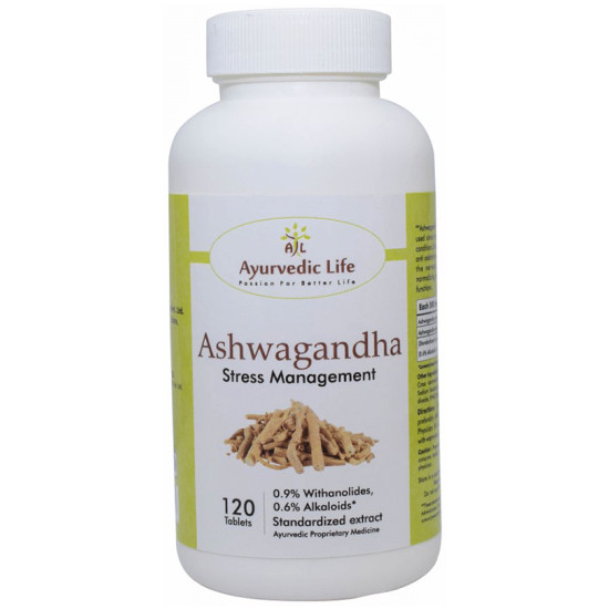 Ayurvedic Life Ashwagandha Stress Management Tablet image