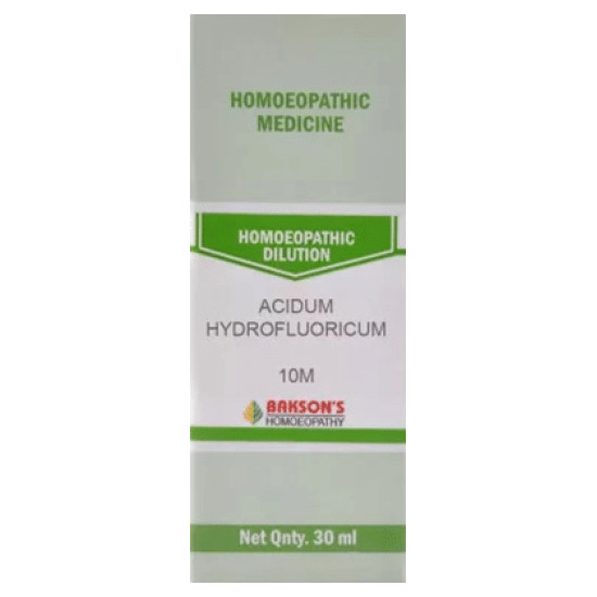 Bakson's Acidum Hydrofluoricum Dilution 10M image