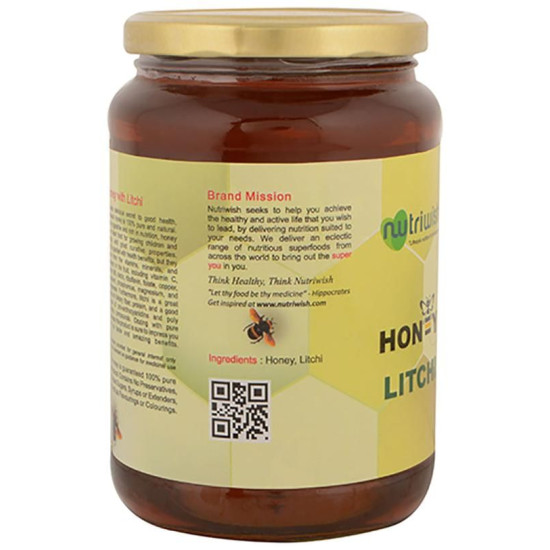 Nutriwish 100% Pure Organic Honey Litchi image