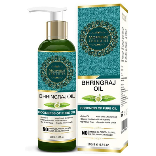 Morpheme Pure Bhringraj Hair Oil image