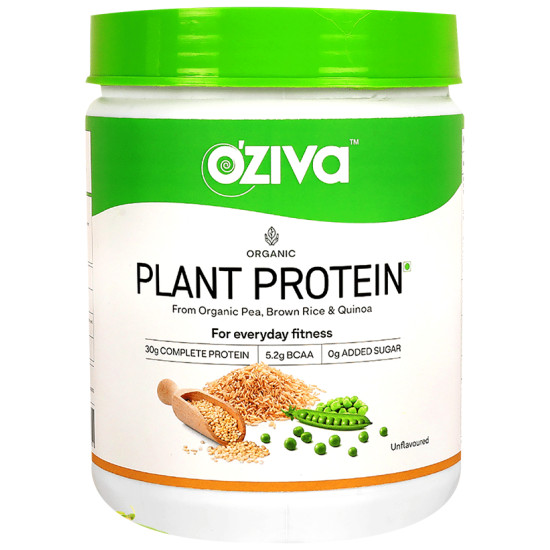 Oziva Organic Plant Protein Powder Unflavoured image