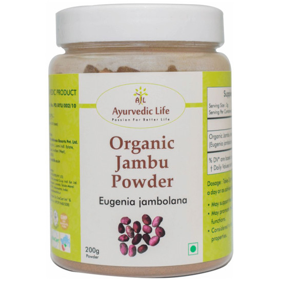 Ayurvedic Life Organic Jambu Eugenia Jambolana Powder image