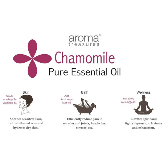 Aroma Treasures Chamomile German (10% in Jojoba Oil) Pure Essential Oil image