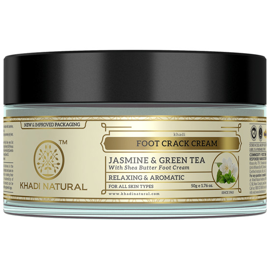 Khadi Naturals Ayurvedic Jasmine & Green Tea Foot Crack Cream image