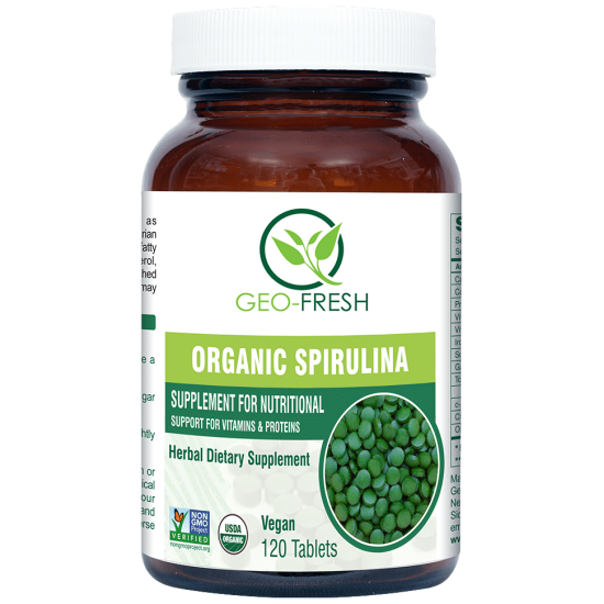 Geo Fresh Organic Spirulina 500mg Tablet image