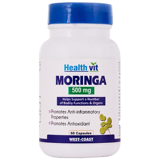 HealthVit Moringa Essential Nutrition 500mg Capsule image