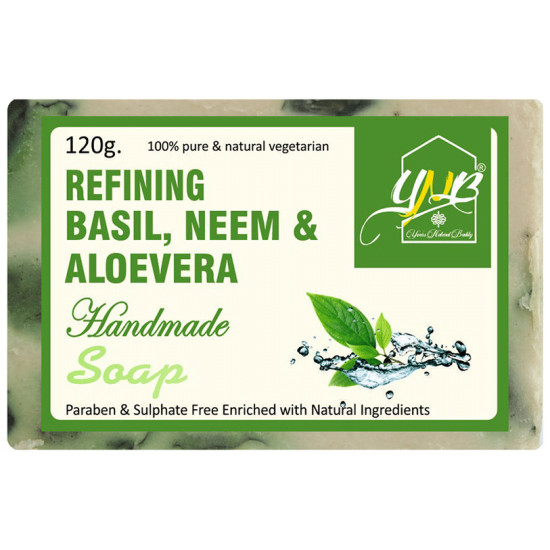 YNB Your's Natural Buddy Refining Basil, Neem & Aloevera Handmade Soap image