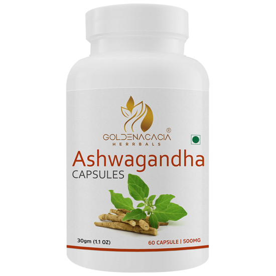 Goldenacacia Herrbals Ashwagandha 500mg Capsule image