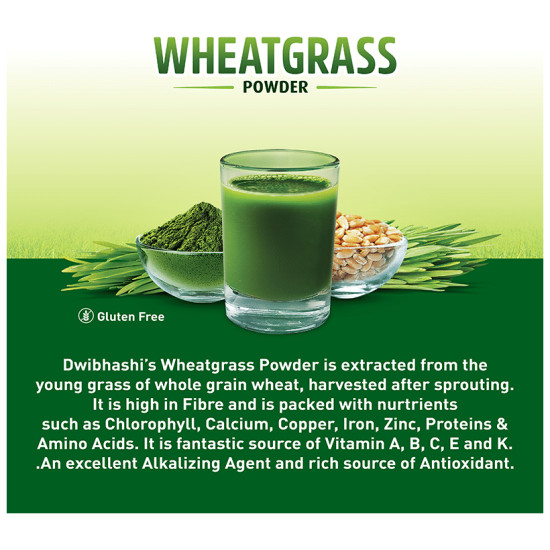 Dwibhashi Wheatgrass Powder Gluten Free image