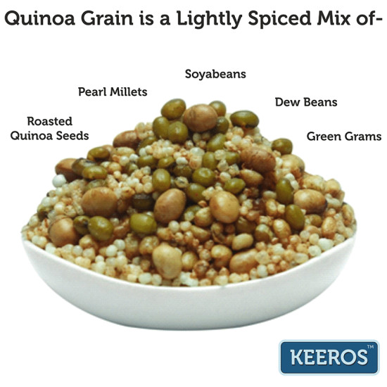 Keeros Roasted Supersnack Quinoa Grain (250gm Each) Classic image