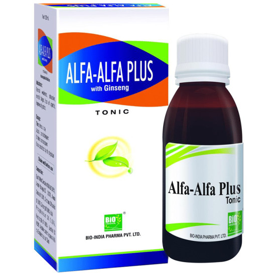 Bio India Alfa-Alfa Plus with Ginseng Tonic image