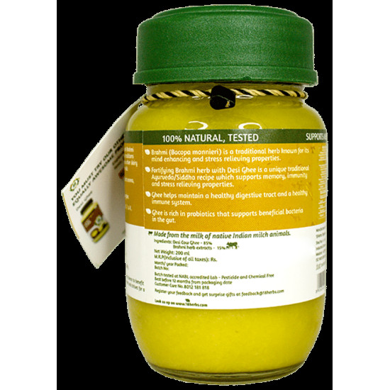 18 Herbs Organics Desi Ghee with Brahmi image