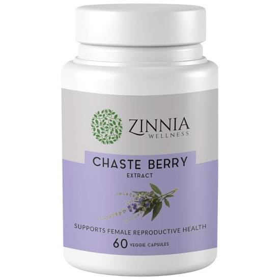 Zinnia Wellness Chaste Berry Extract Veggie Capsule image