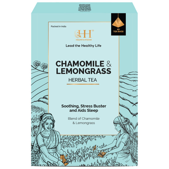 Healthy & Hygiene Chamomile & Lemongrass Herbal Tea Bag (2gm Each) image