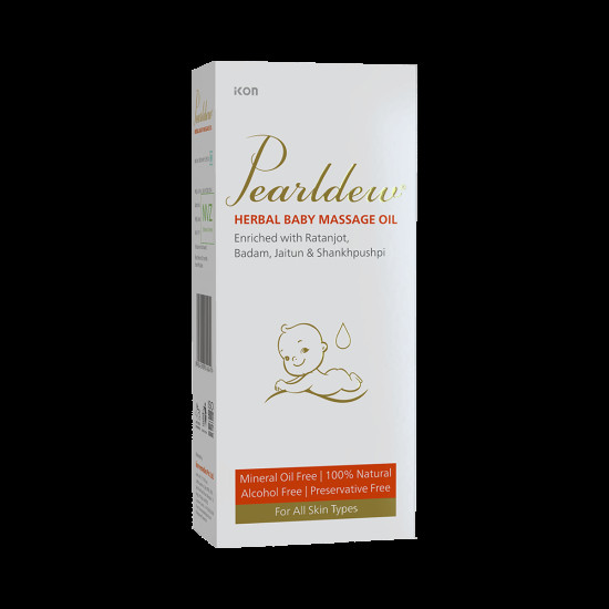 Pearldew Herbal Baby Massage Oil image