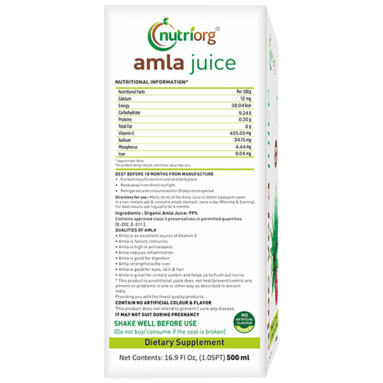 Nutriorg Amla Juice image