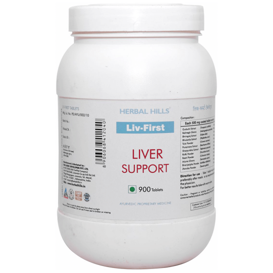 Herbal Hills Liv-First Liver Support Tablet Value Pack image