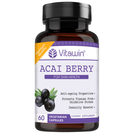 Vitawin Acai Berry 500mg Vegetarian Capsule image