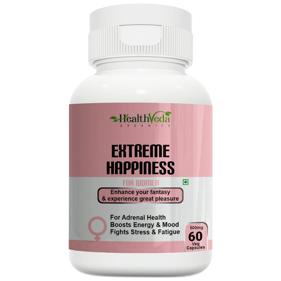 Health Veda Organics Extreme Happiness Veg Capsules image