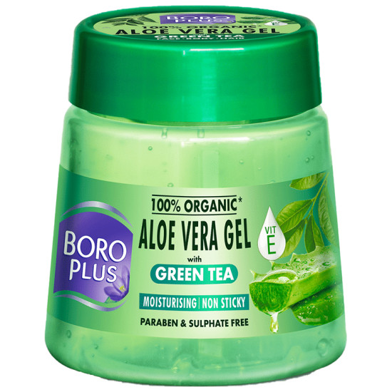 Boroplus 100% Organic Aloe Vera Gel with Green Tea image