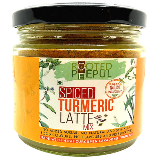 Rooted Peepul Spiced Turmeric Latte Mix image