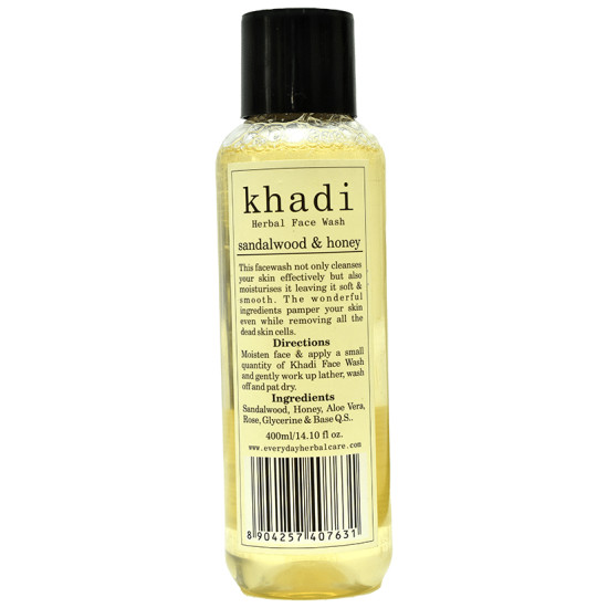 Khadi Herbal Face Wash Sandalwood & Honey image