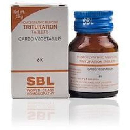 SBL Carbo Vegetabilis Trituration Tablet 6X image