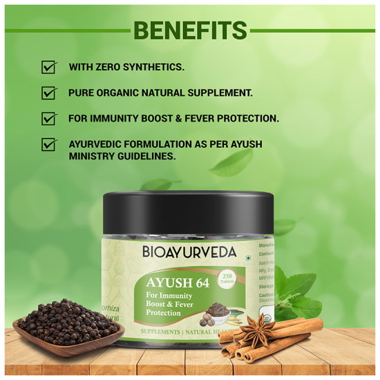 Bioayurveda Ayush 64 Tablet image