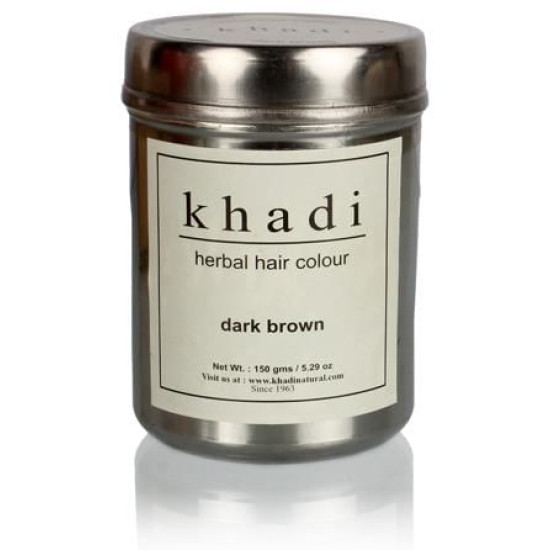 Khadi Naturals Ayurvedic Henna Colour Dark Brown image