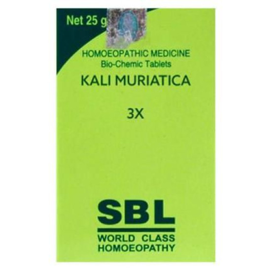 SBL Kali Muriaticum Biochemic Tablet 3X image