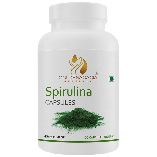 Goldenacacia Herrbals Spirulina Capsule image