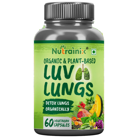 Nutrainix Organic & Plant-Based Luv Lungs Vegetarian Capsule image