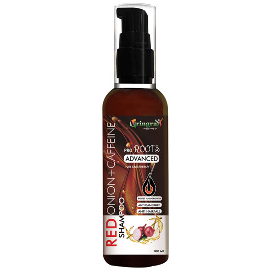 Vringra Pro Roots Advanced Red Onion+Caffeine Shampoo image