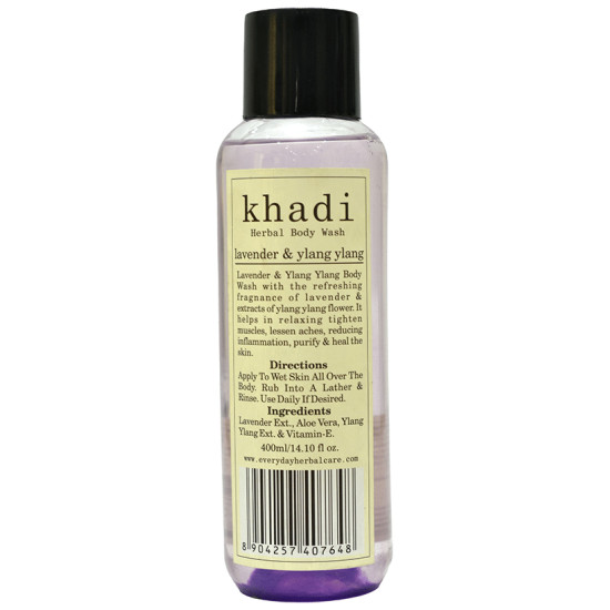 Khadi Herbal Body Wash Lavender and Ylang Ylang image