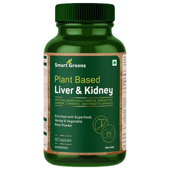 Smart Greens Plant Based Liver & Kidney Capsule image