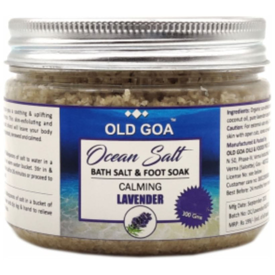 Old Goa Ocean Salt Bath Salt & Foot Soak Calming Lavender image