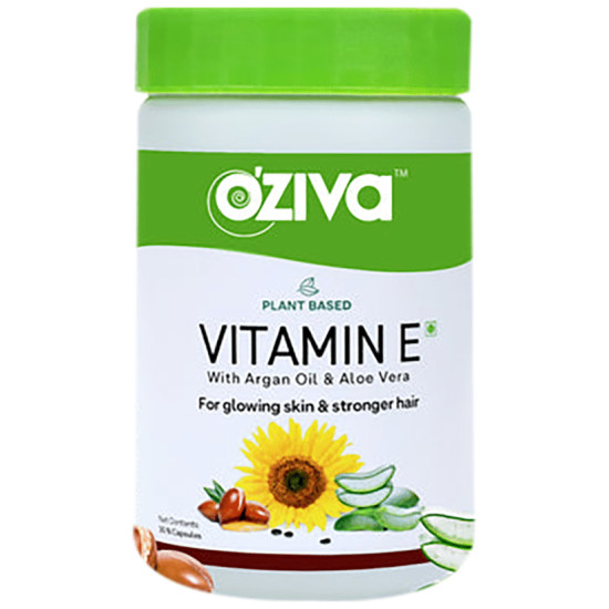 Oziva Plant Based Vitamin E Capsule image