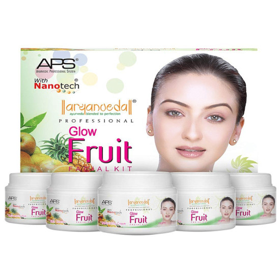 Aryanveda Glow Fruit Facial Kit (260gm Each) image