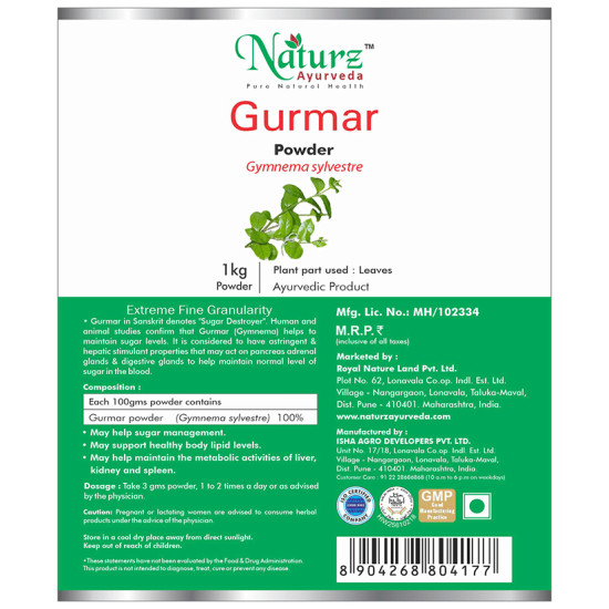 Naturz Ayurveda Gurmar Powder image