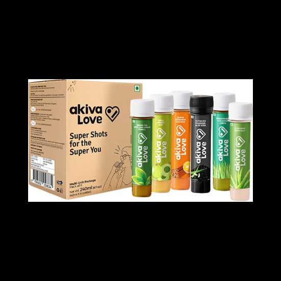 Akiva Love Assorted Super Shots (6 Bottles of 40ml Each) image