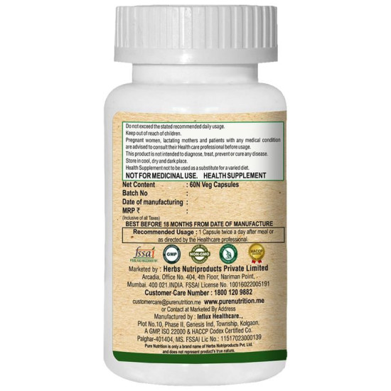 Pure Nutrition Tribulus Veg Capsule image