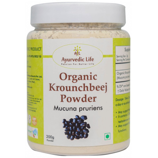 Ayurvedic Life Organic Krounchbeej Mucuna Pruriens Powder image