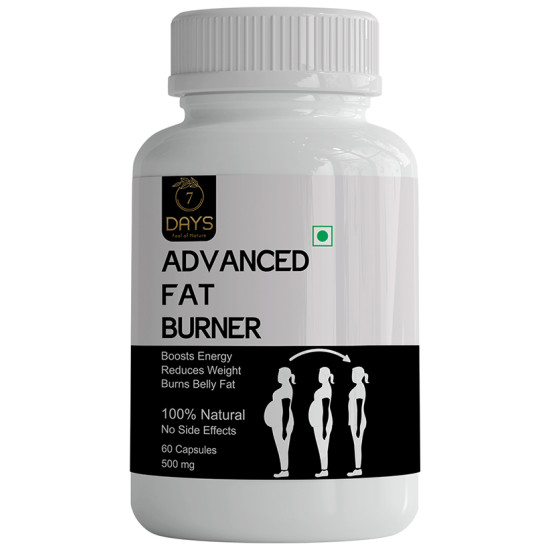 7Days Fat Burner Advanced Formula 500mg Capsule image