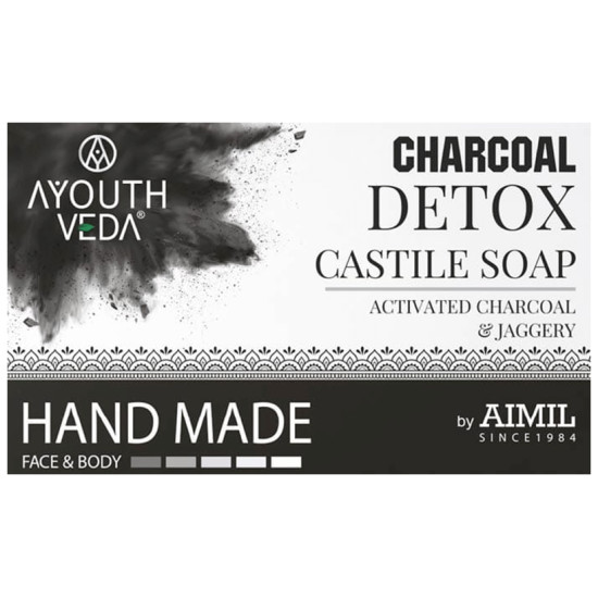 Ayouth Veda Charcoal Detox Castile Soap image