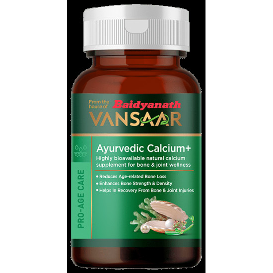 Baidyanath Vansaar Ayurvedic Calcium+ Tablet image