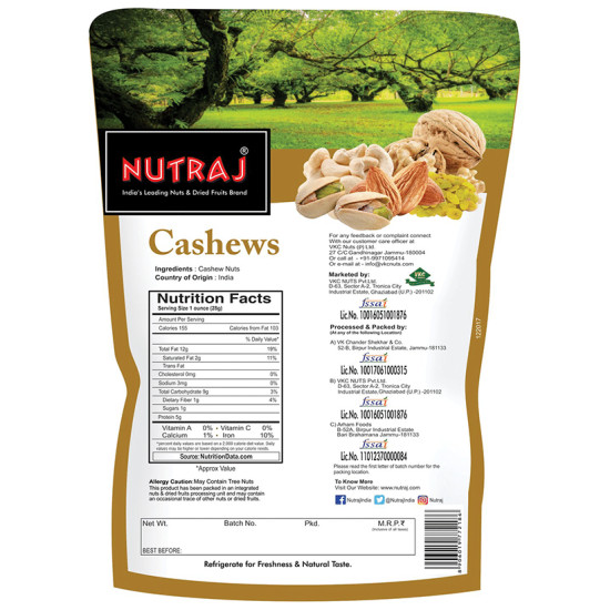 Nutraj W320 Cashews image