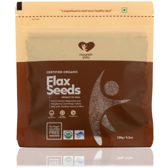 Nourish You Flax Seeds Gluten Free Pack of 2 image