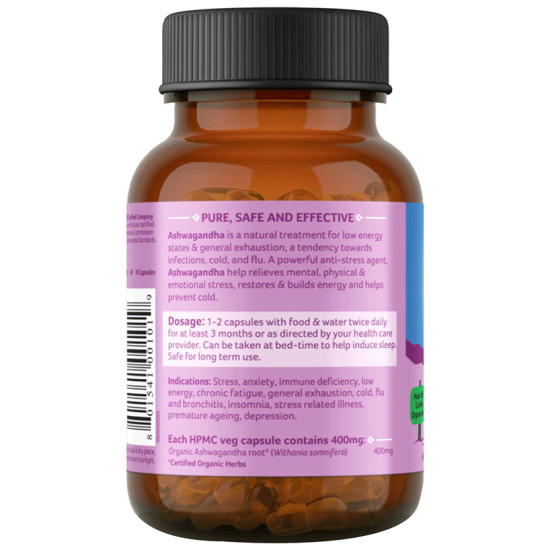 Organic India Ashwagandha Veg Capsule image